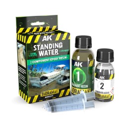 RESIN STAGNANT WATER COMPONENTS EPOXY RESIN 180ML 