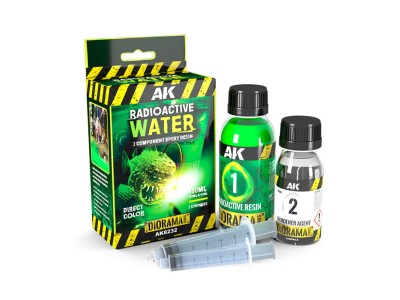 RESIN RADIOACTIVE WATER COMPONENTS EPOXY RESIN 180 ML 