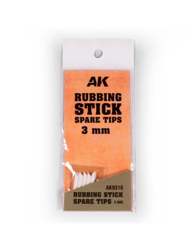 RUBBING STICK SPARE TIPS 3 MM 