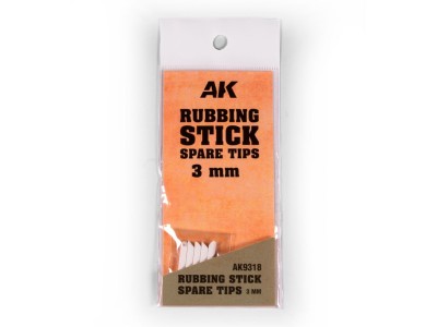 RUBBING STICK SPARE TIPS 3 MM 