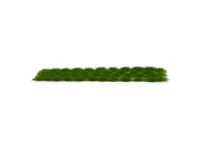 DARK GREEN TUFTS 4MM 