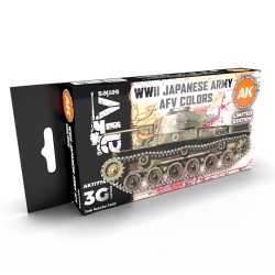 WWII Japanese Army AFV Colors SET 3G 