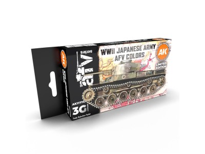 WWII Japanese Army AFV Colors SET 3G 
