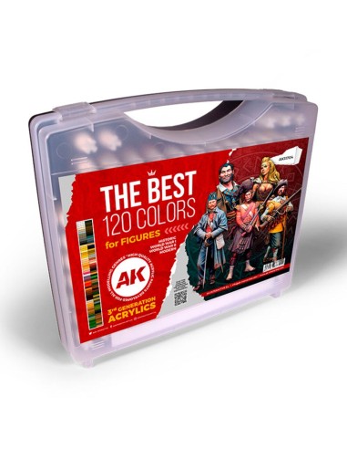 3G PLASTIC BRIEFCASE 120 FIGURE COLORS 