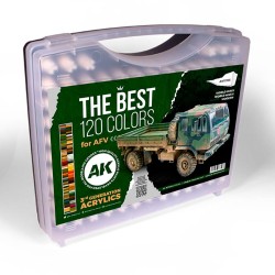 3G PLASTIC BRIEFCASE 120 AFV COLORS 