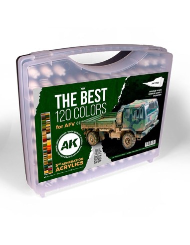 3G PLASTIC BRIEFCASE 120 AFV COLORS 