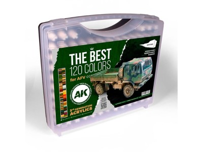 3G PLASTIC BRIEFCASE 120 AFV COLORS 