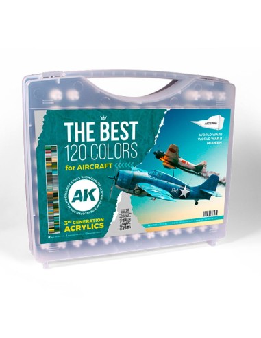 3G PLASTIC BRIEFCASE 120 AIRCRAFT COLORS 