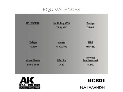 Real Colors: Flat Varnish 17 ml. 