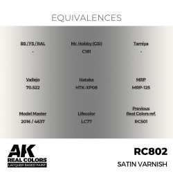 Real Colors: Satin Varnish 17 ml. 
