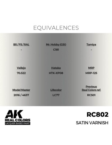 Real Colors: Satin Varnish 17 ml. 