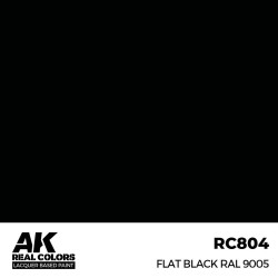 Real Colors: Flat Black RAL 9005 17 ml.  2