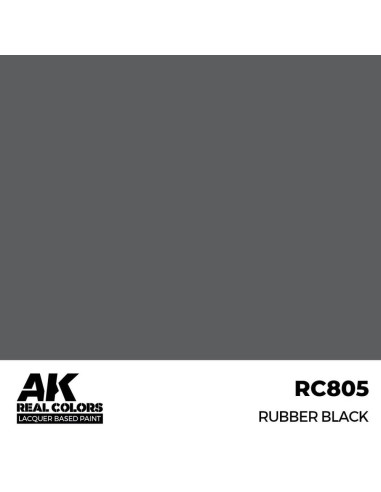 Real Colors: Rubber Black 17 ml. 