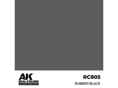 Real Colors: Rubber Black 17 ml. 