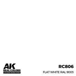 Real Colors: Flat White RAL 9003 17 ml.  2