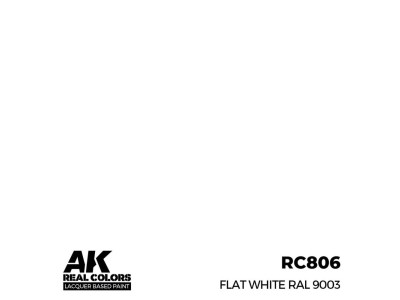 Real Colors: Flat White RAL 9003 17 ml. 