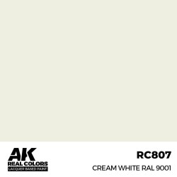 Real Colors: Cream White RAL 9001 17 ml.  2