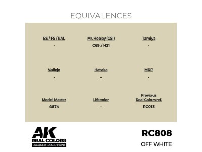 Real Colors: Off White 17 ml. 