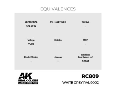 Real Colors: White Grey RAL 9002 17 ml. 