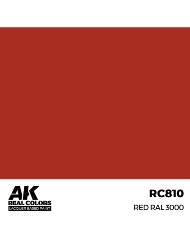 Real Colors: Red RAL 3000 17 ml. 