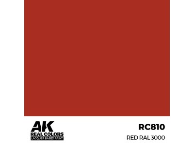 Real Colors: Red RAL 3000 17 ml. 