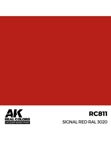 Real Colors: Signal Red RAL 3020 17 ml. 