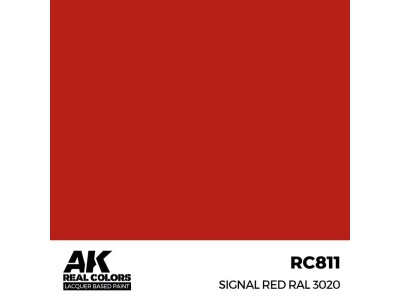 Real Colors: Signal Red RAL 3020 17 ml. 