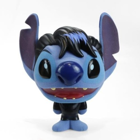 STITCH - Elvis Singer - Figurine Bhunny Flocked Vinyl - 10cm