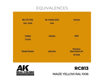 Real Colors: Maize Yellow RAL 1006 17 ml. 