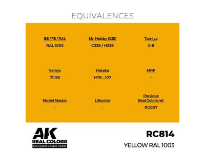 Real Colors: Yellow RAL 1003 17 ml. 