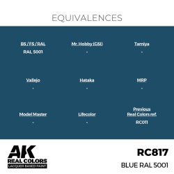 Real Colors: Blue RAL 5001 17 ml. 