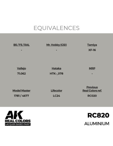 Real Colors: Aluminium 17 ml. 