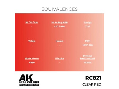 Real Colors: Clear Red 17 ml. 
