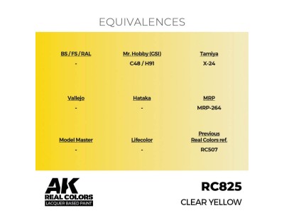 Real Colors: Clear Yellow 17 ml. 