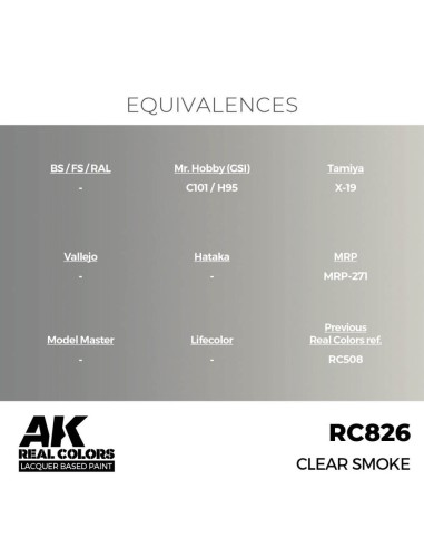 Real Colors: Clear Smoke 17 ml. 