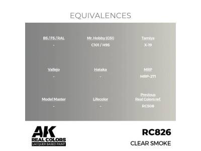 Real Colors: Clear Smoke 17 ml. 