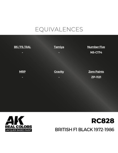 Real Colors: British F1 Black 1972-1986 17 ml. 