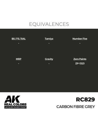 Real Colors: Carbon Fibre Grey 17 ml. 
