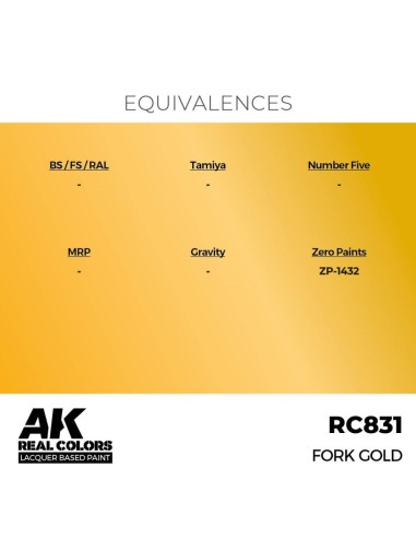 Real Colors: Fork Gold 17 ml. 