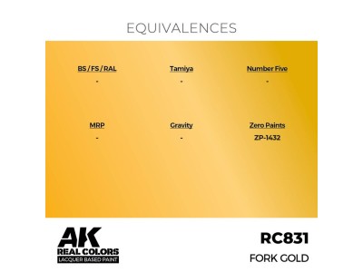 Real Colors: Fork Gold 17 ml. 