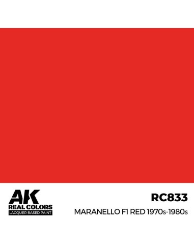 Real Colors: Maranello F1 Red 1970s-1980s 17 ml. 