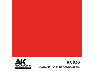 Real Colors: Maranello F1 Red 1970s-1980s 17 ml. 