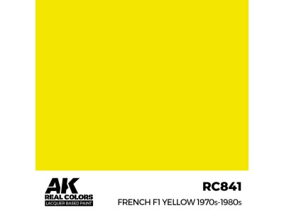 Real Colors: French F1 Yellow 1970s-1980s 17ml. 