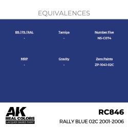 Real Colors: Rally Blue 02C 2001-2006 17ml. 