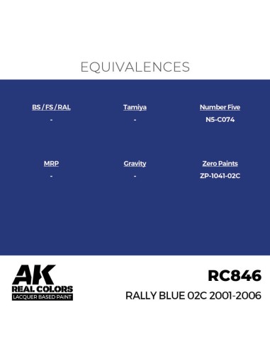 Real Colors: Rally Blue 02C 2001-2006 17ml. 