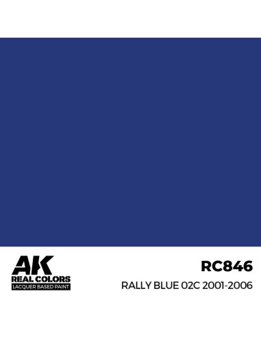 Real Colors: Rally Blue 02C 2001-2006 17ml. 