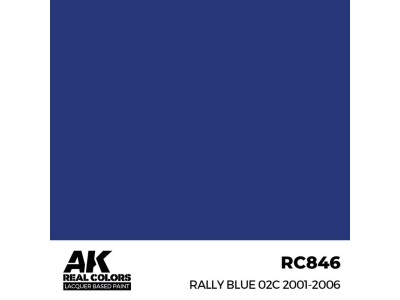 Real Colors: Rally Blue 02C 2001-2006 17ml. 