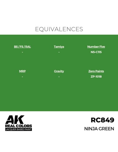 Real Colors: Ninja Green 17 ml. 
