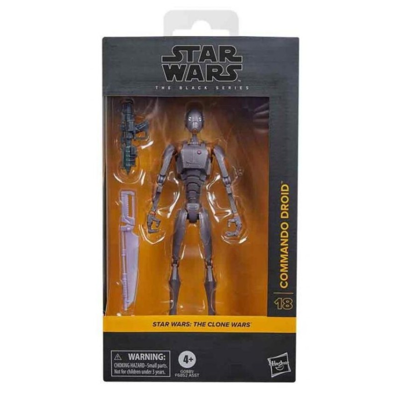 STAR WARS THE CLONE WARS  - Droid Commando - Figurine 15cm