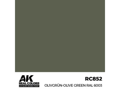 Real Colors: Olivgrün-Olive Green RAL 6003 17 ml. 